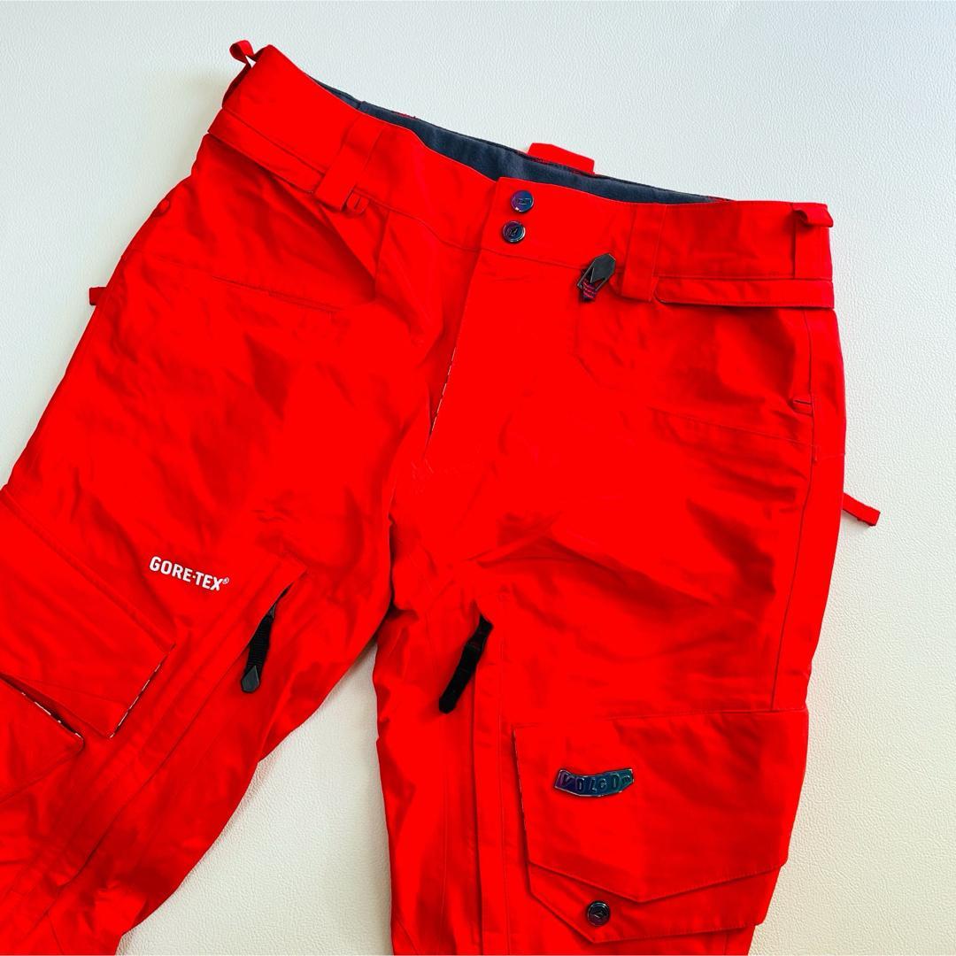 6699 ボルコム　パンツ　ゴアテックス　スノボ　レッド　メンズ　RECCO付