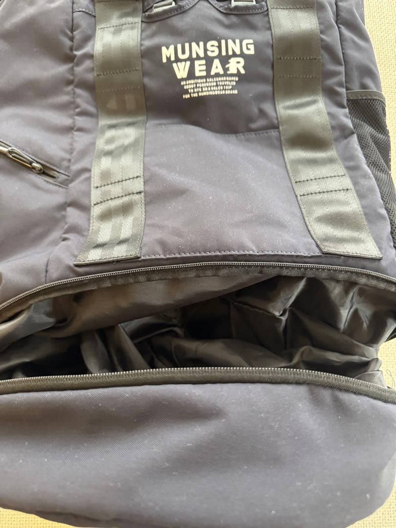 シューズポケット付 リュック トート2WAY ゴルフバッグ （マンシングウェア）