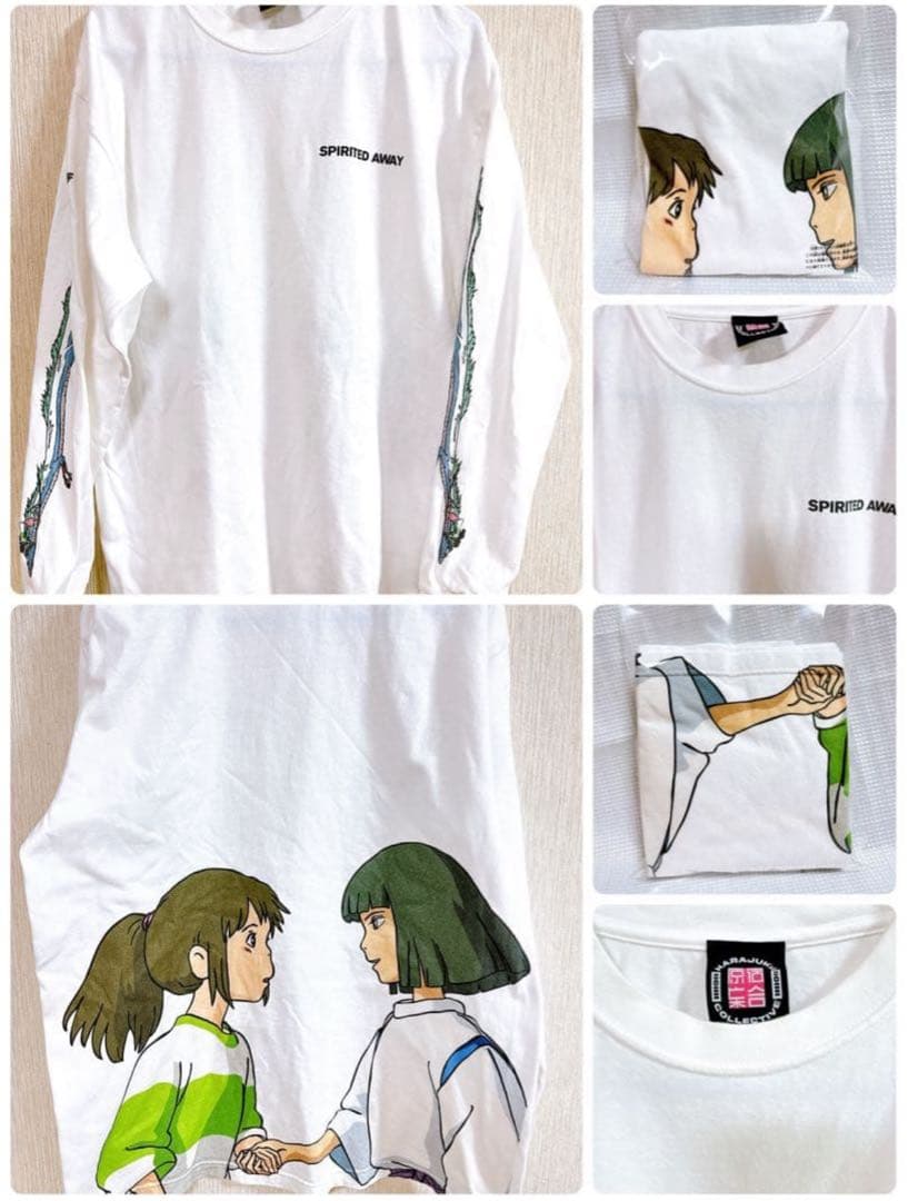 千と千尋の神隠し 長袖 Tシャツ ジブリ HOT TOPIC HARAJUKU