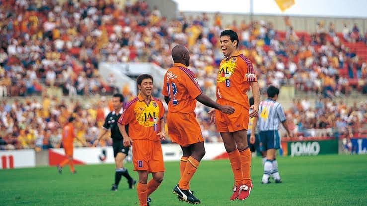 ウェア Shimizu Spulse1997/98  Shirt 8 Oliva