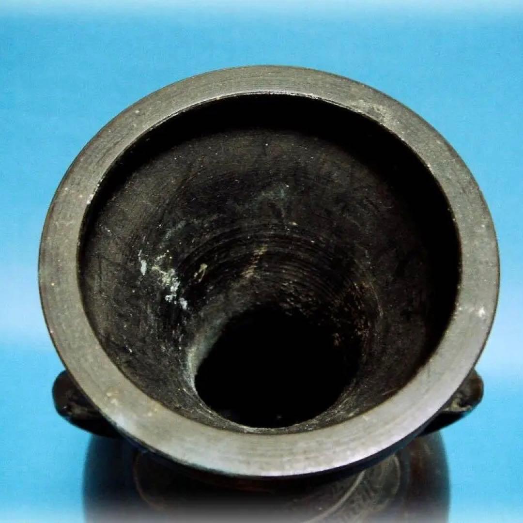 419『中国美術 唐銅 壺』　　/骨董品 古美術 古玩 アンティーク