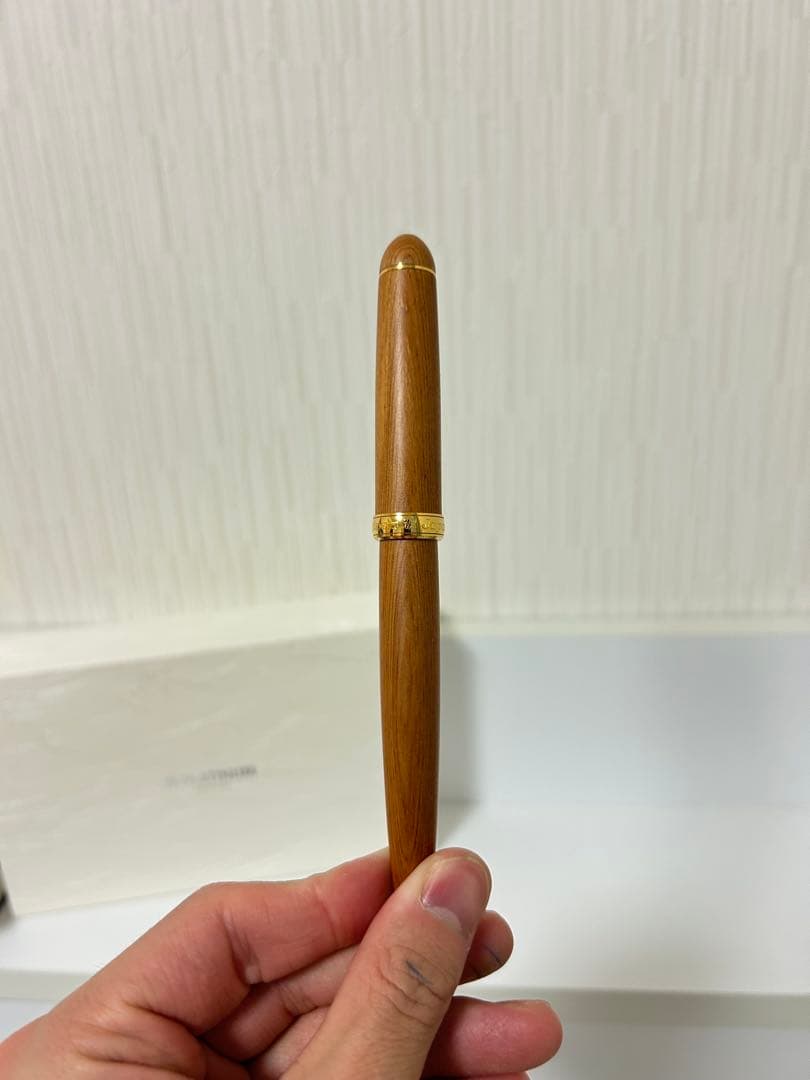 プラチナ万年筆 屋久杉 細字