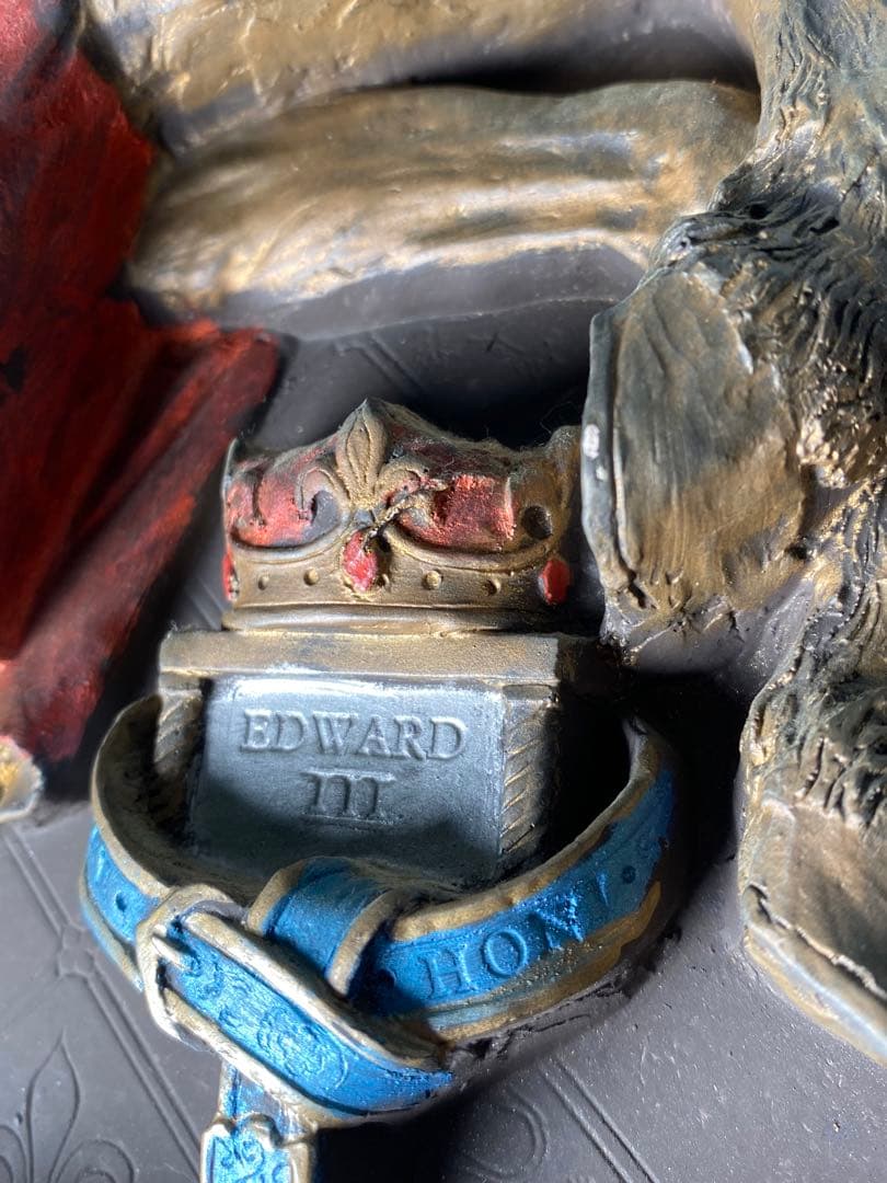 1704❣️ エドワード３世 レリーフ壁掛け彫刻