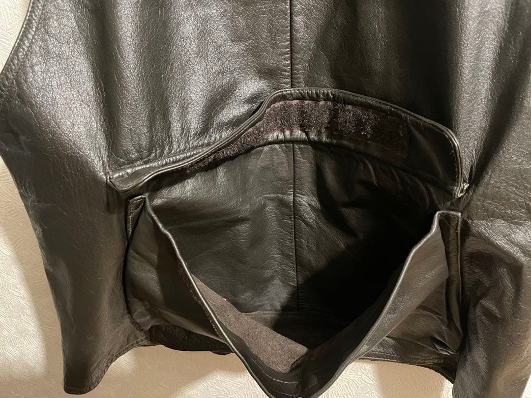 Vintage レザー フィッシング ベスト / ゲームポケット