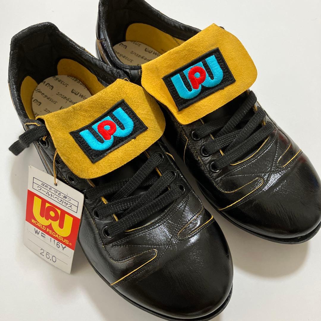 未使用 ワールドペガサス ヴィンテージ 本革 野球スパイク 26.0cm