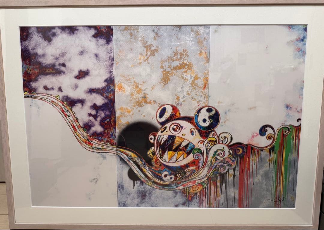 真作 村上隆 「727×772」 版画 ed.300 直筆サイン入り