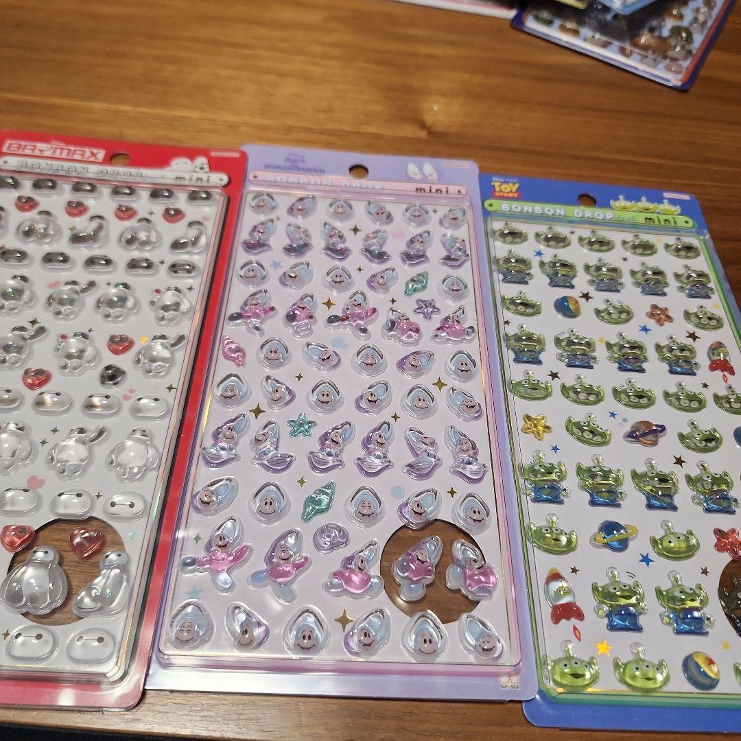 ボンボンドロップ シールセット 12枚 ディズニークラシックあり おまけ付き