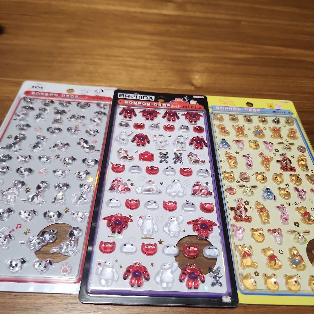 ボンボンドロップ シールセット 12枚 ディズニークラシックあり おまけ付き