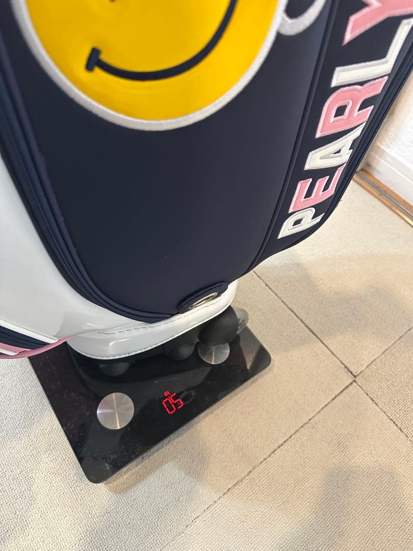 PEARLY GATES キャディバッグ ネイビー/ピンク