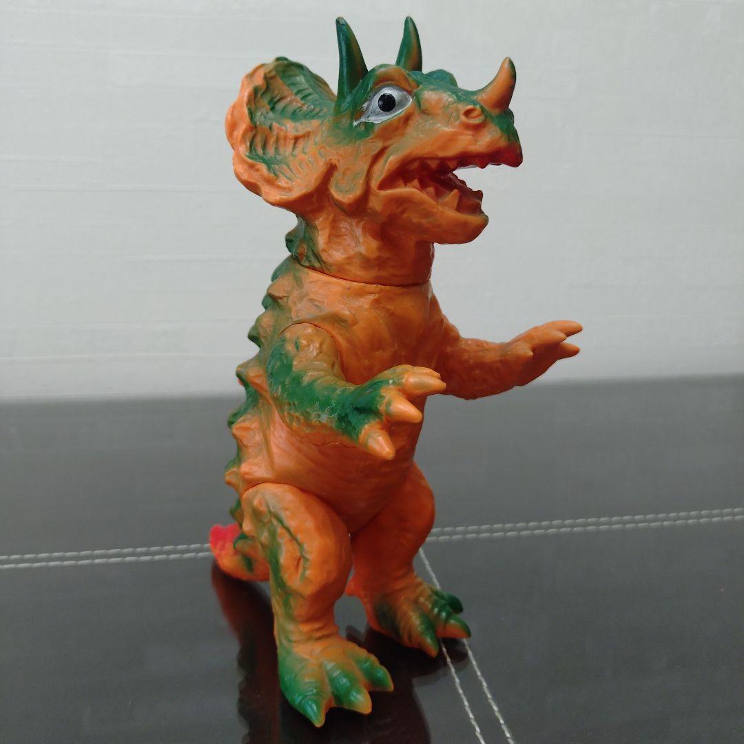 トリケラン ソフビ 三浦トーイ パチ怪獣 昭和レトロ