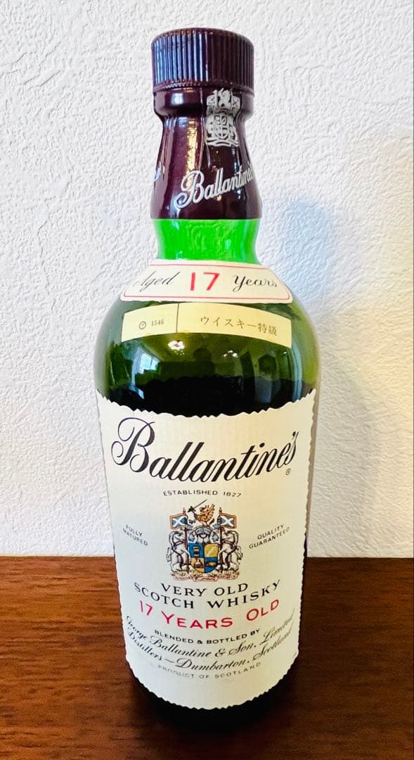 バランタイン１７年 特級 明治屋　17年熟成のスコッチウイスキー