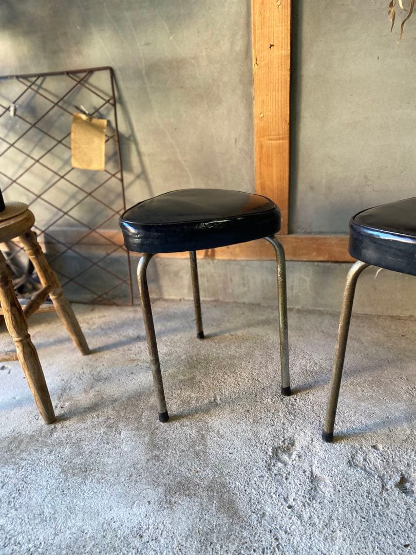ビンテージ スツール2脚セット