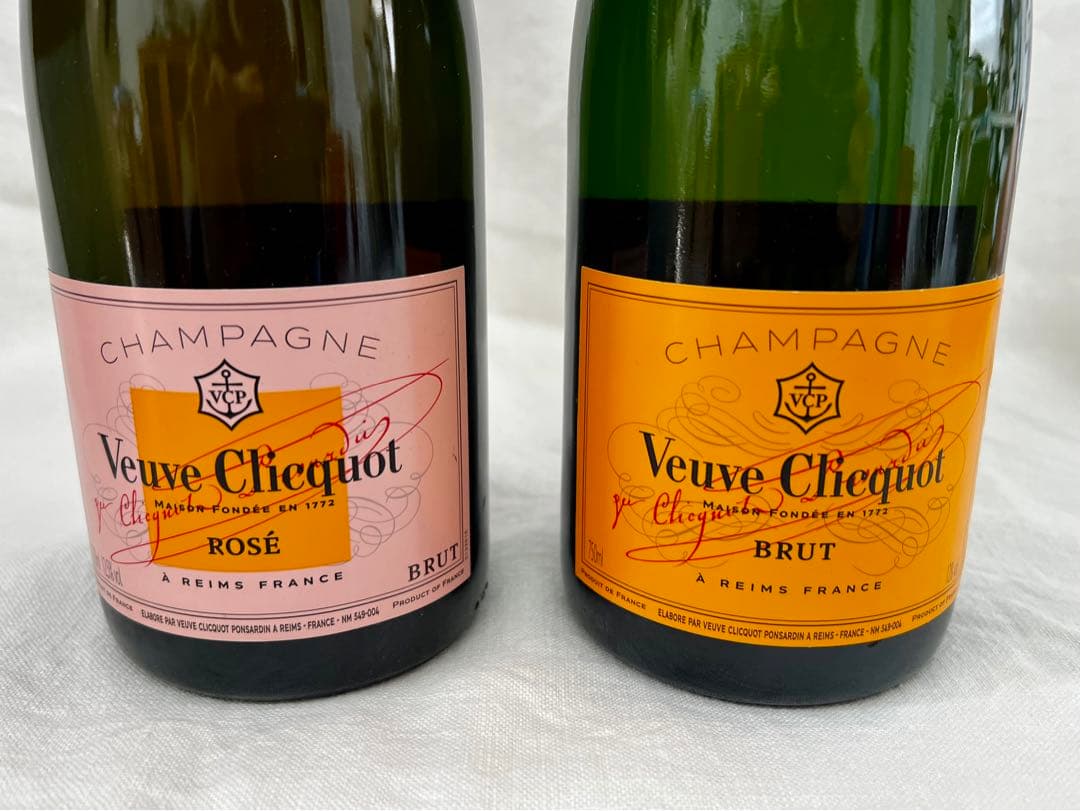 送込Veuve Clicquot ヴーヴ・クリコ 2本セット/ ドン・ペリニヨン