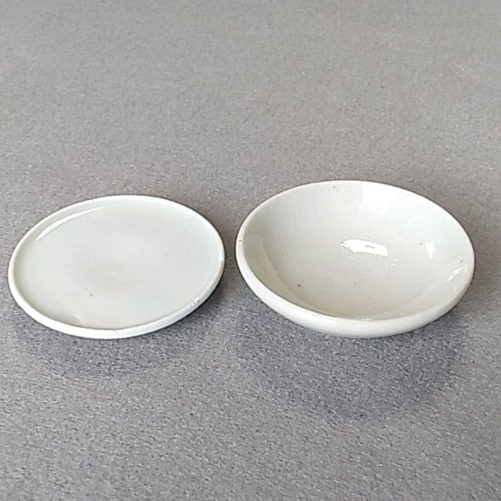 古伊万里白磁皿　２枚　古伊万里皿