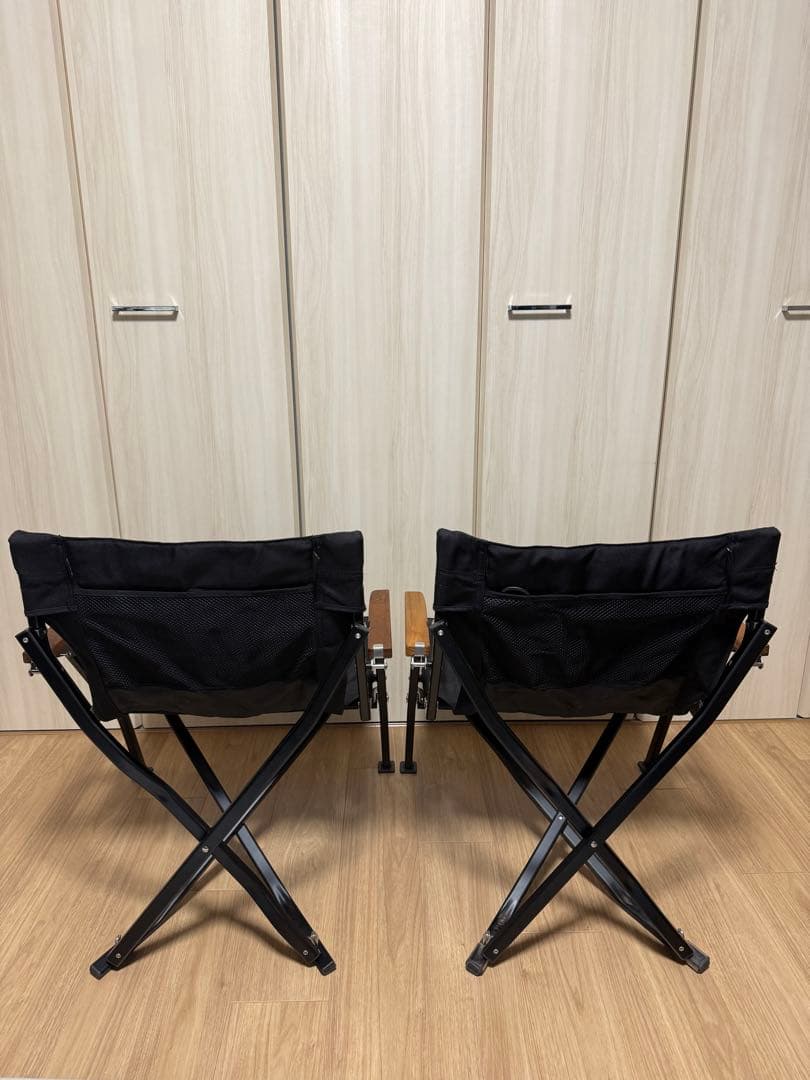 スノーピーク　ローチェアショートブラック2脚セット