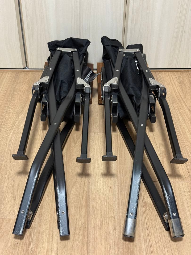 スノーピーク　ローチェアショートブラック2脚セット