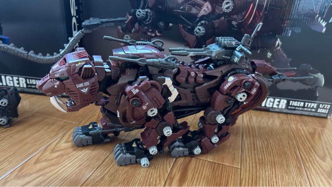 マスターピースゾイド【シールドライガー・セイバータイガー】