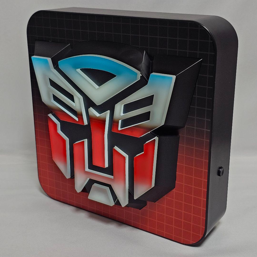 トランスフォーマー　サイバトロン　3Dロゴランプ　ウォールLEDランプ