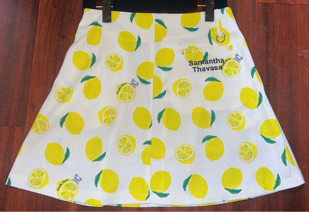 Samantha Thavasa ゴルフ　レモン柄 ポロシャツ&スカートのセット