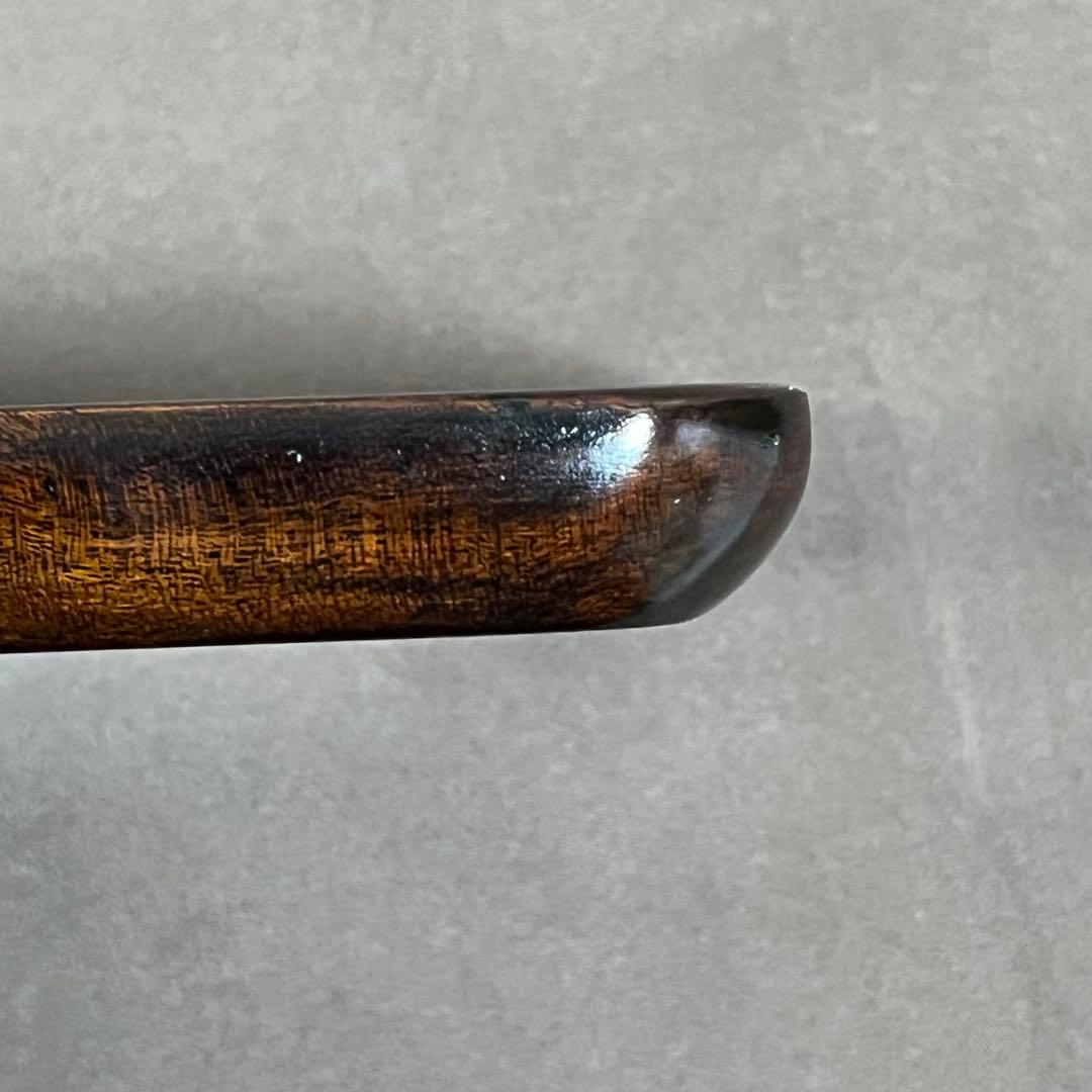 黒柿拭漆盆(くろがきふきうるしぼん)316mm×113mm×16mm　№9206