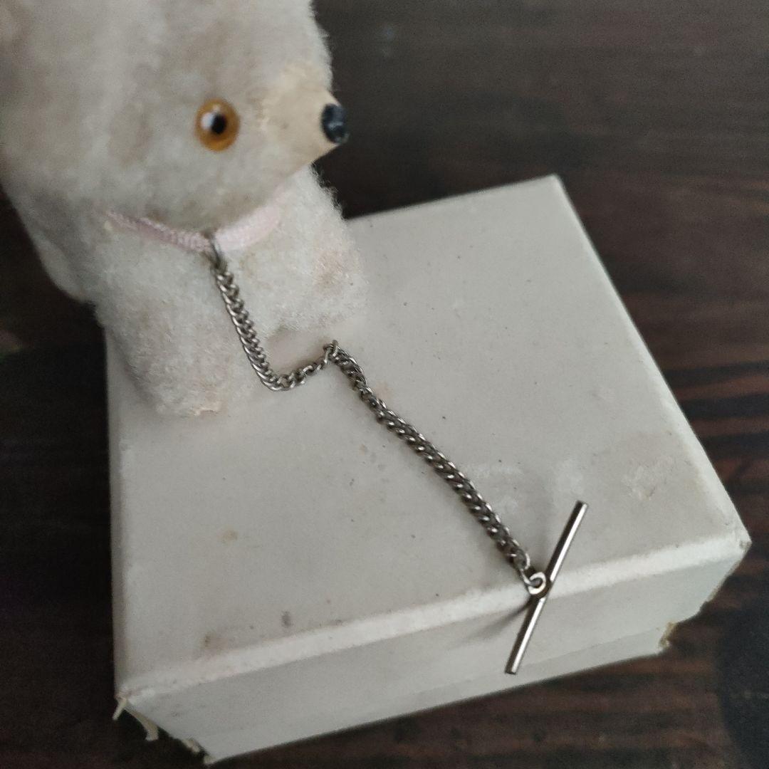 旧家蔵出し初出し品 日本製シュタイフに似ているクマ 6cm 犬 イヌ ビンテージ