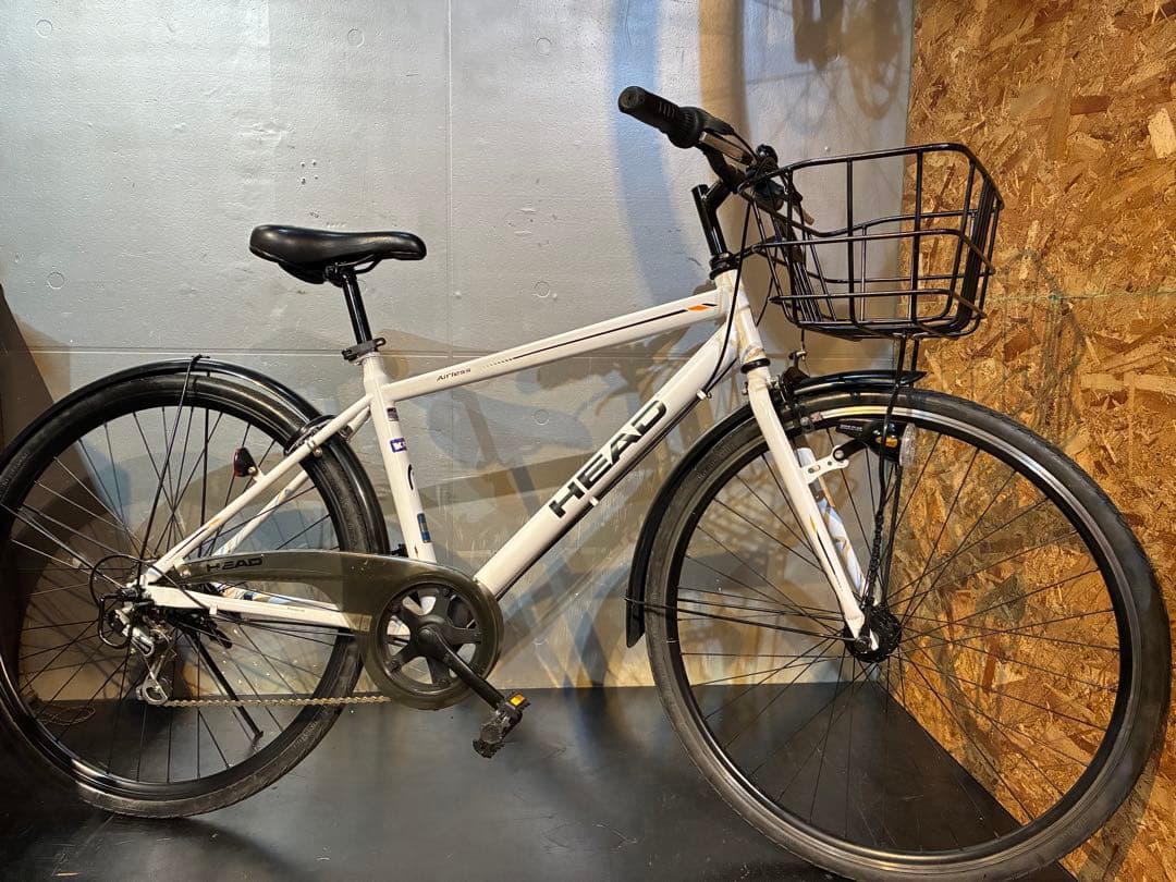 I7【大阪堺市/取引】中古自転車 HEAD 27インチ ノーパンクタイヤ仕様