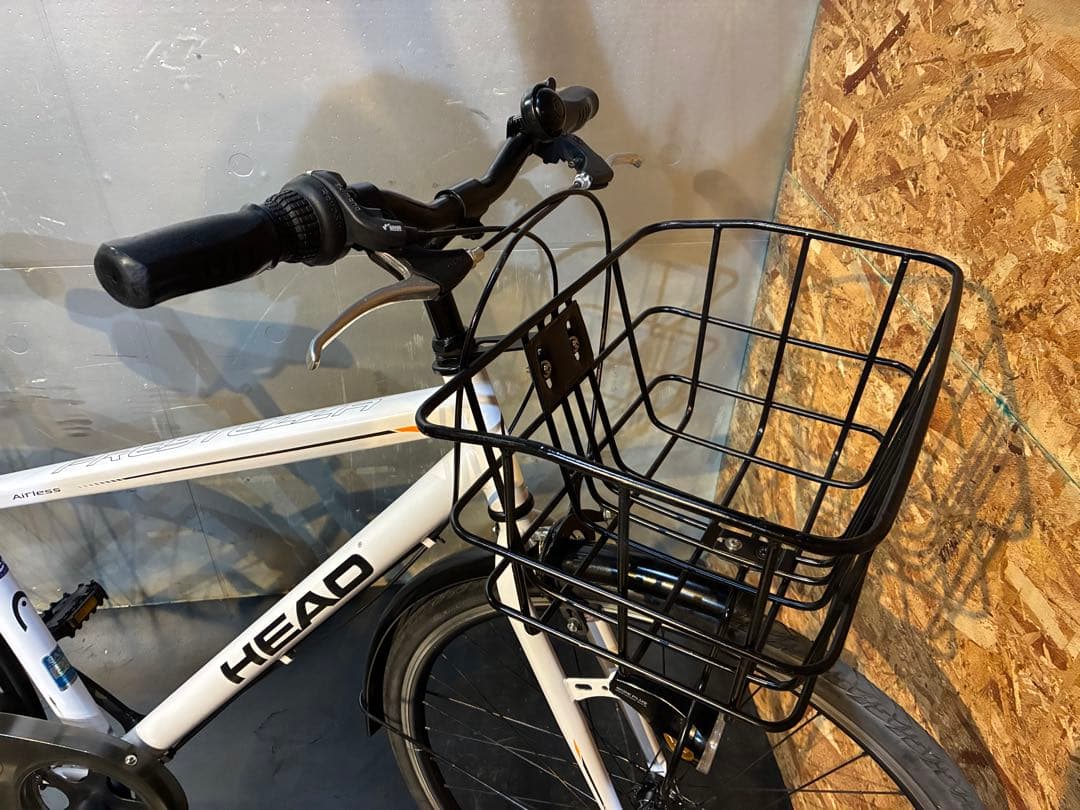 I7【大阪堺市/取引】中古自転車 HEAD 27インチ ノーパンクタイヤ仕様