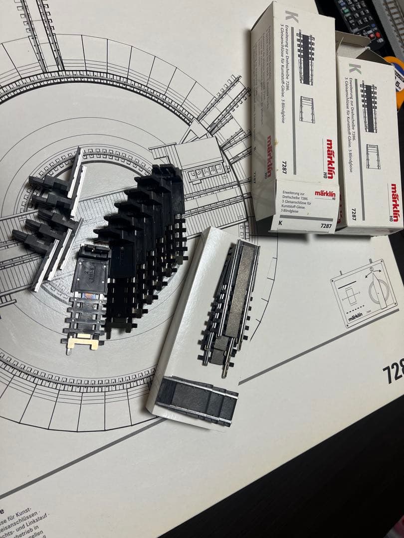 メルクリン HOゲージ(Kトラック) ターンテーブル 7286 おまけ付き