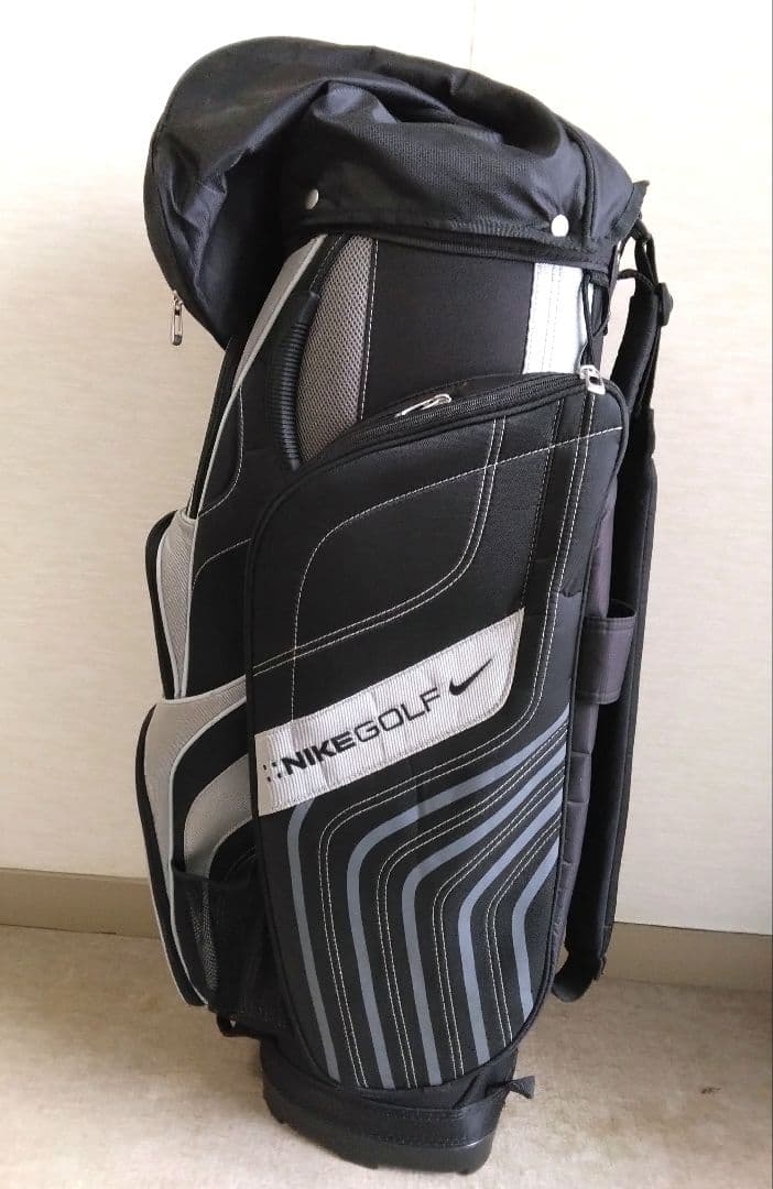 ナイキ　キャディバック　14分割　9型　ブラック　ナイロン