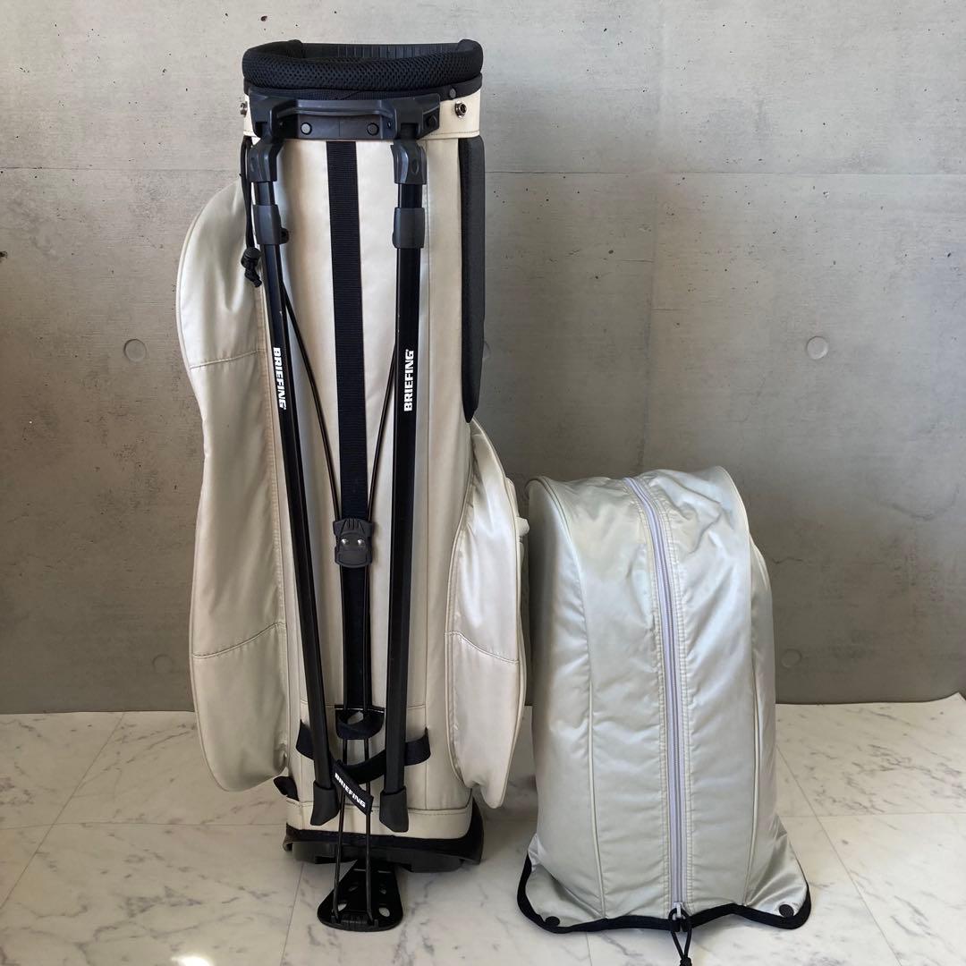 ⛳️極美品 ブリーフィング ゴルフ CR-4 #02 キャディバッグ 薄茶