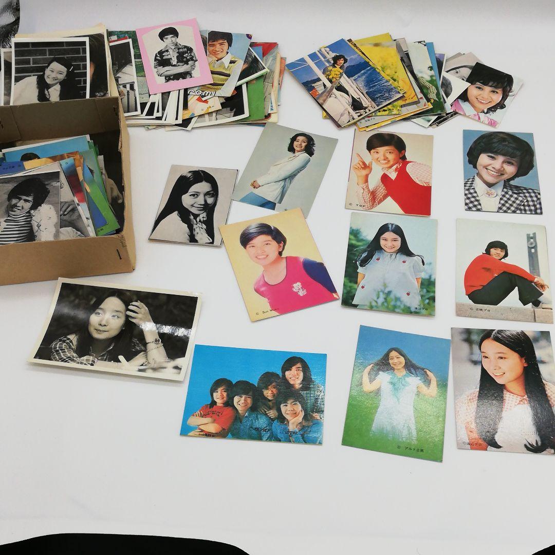 山口百恵　1970年代　アイドル　ブロマイド　色紙