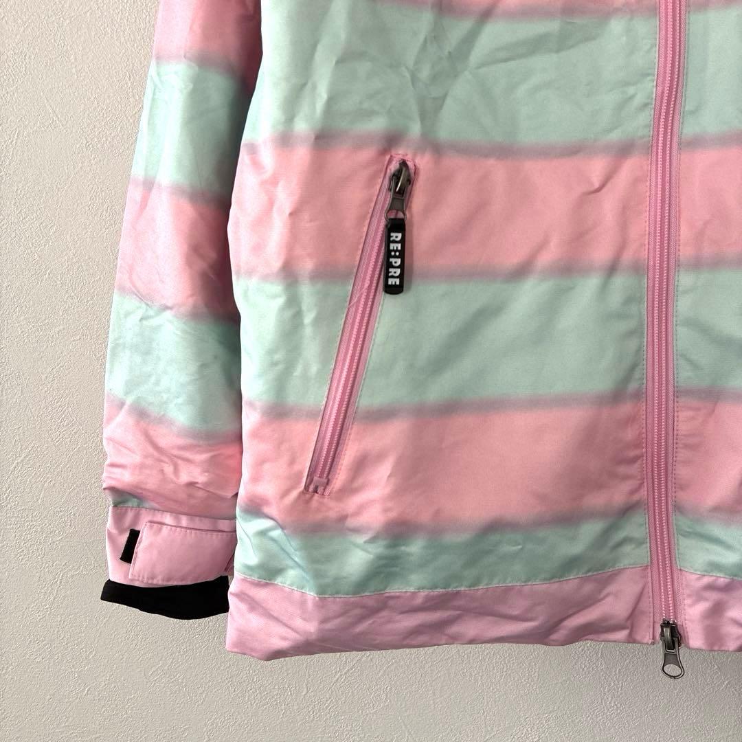 RE:PRE リプリ／スキー スノボ ウェア 上下セット パステル Lサイズ