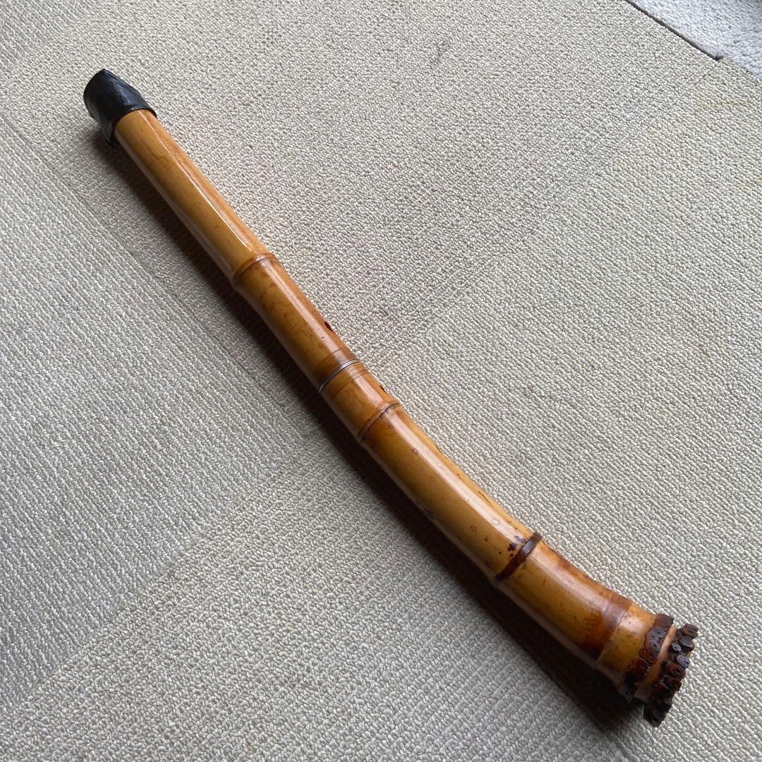 211値下げ　尺八　一尺八寸管　眞山銘ニ印