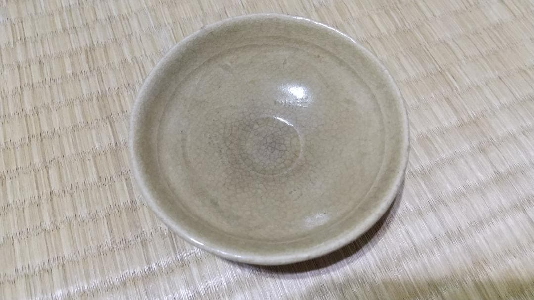 珠光青磁　酒盃　中国　同安窯　珍品です