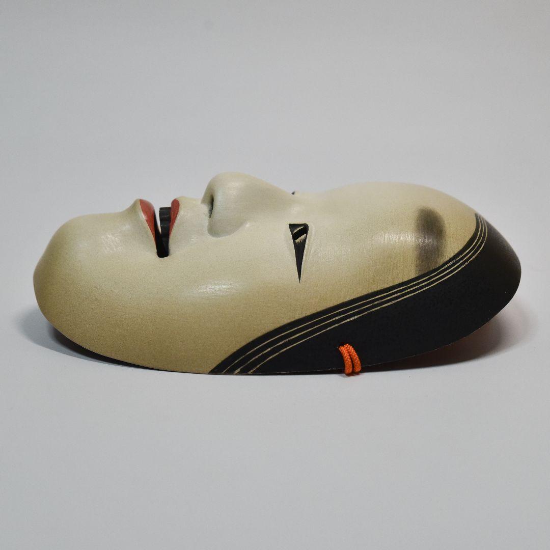 能面 小面 田中彗月作 能面袋 箱付き 超美品 (F4)