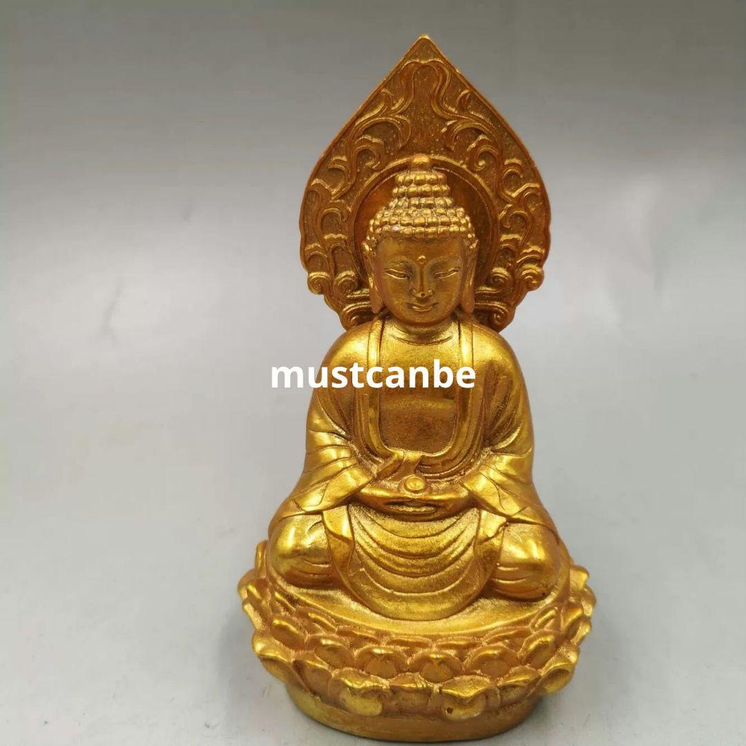 銅器 銅製品 薬師仏仏像座蓮仏 鎮宅 辟邪 開運風水 招財 置物 工芸品 装飾品