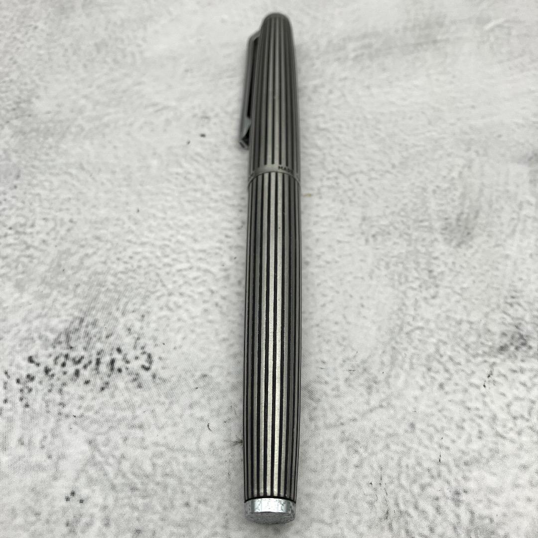 希少品 PILOT パイロット カスタムストライプ 万年筆 ペン先F