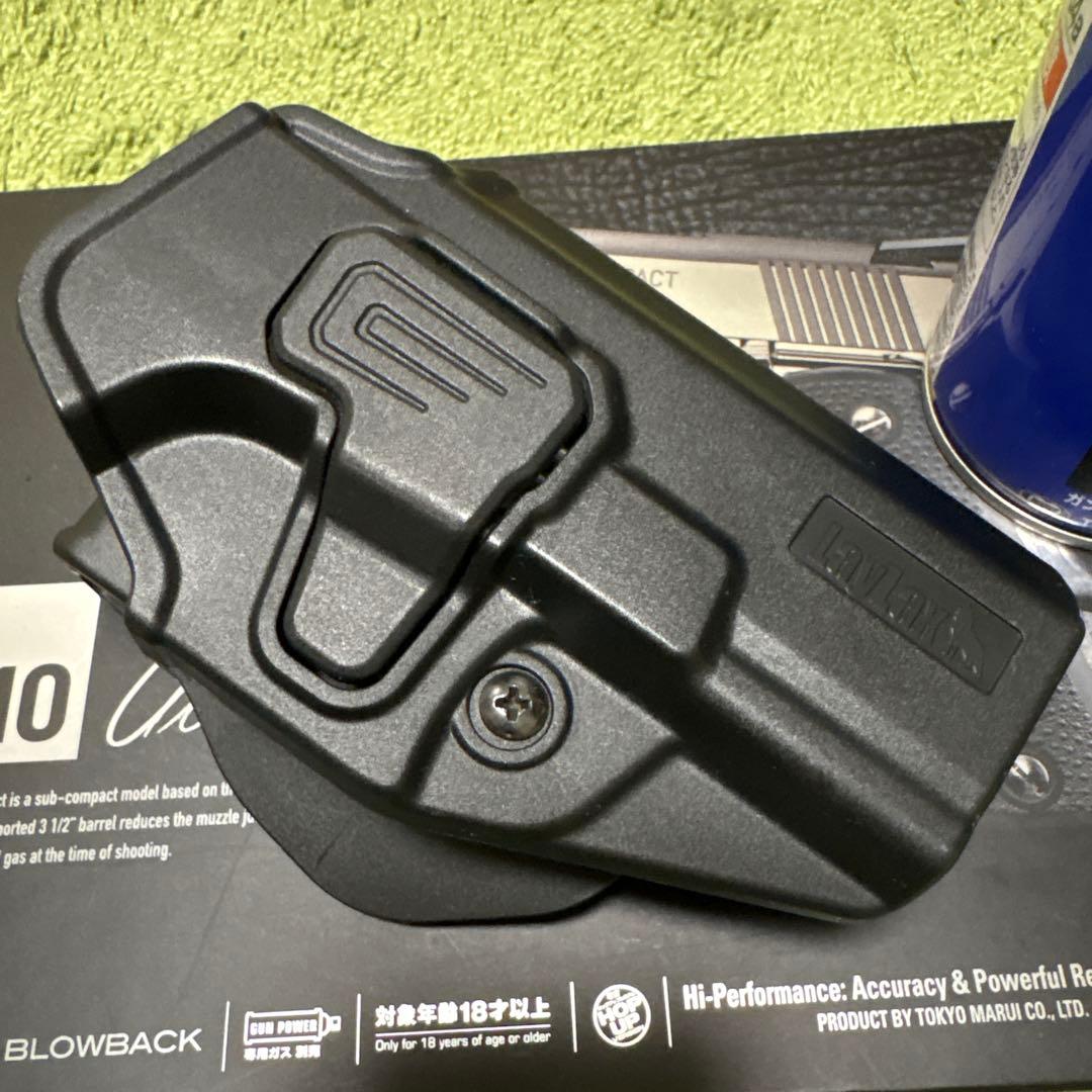 東京マルイ V10 ULTRA COMPACT ガスガン　laylaxホルスター