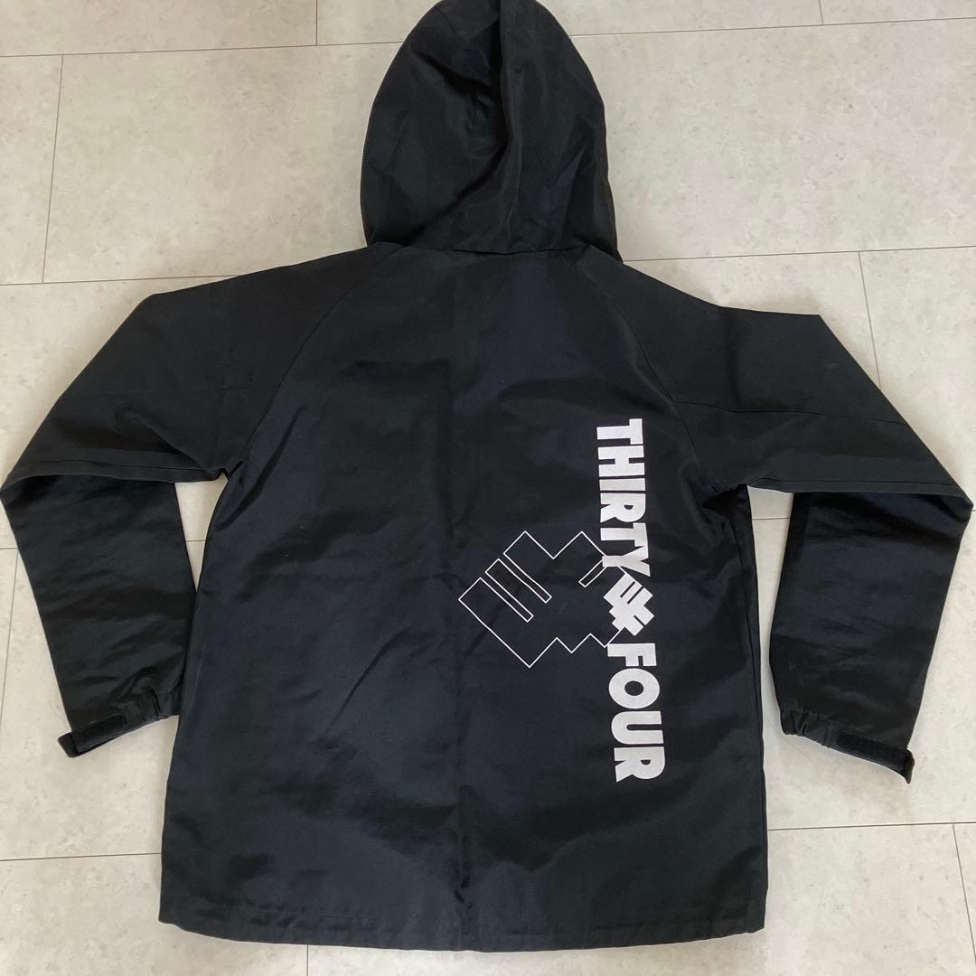 サーティーフォー 34UNITED ATHLE フード付きアウター M ブラック