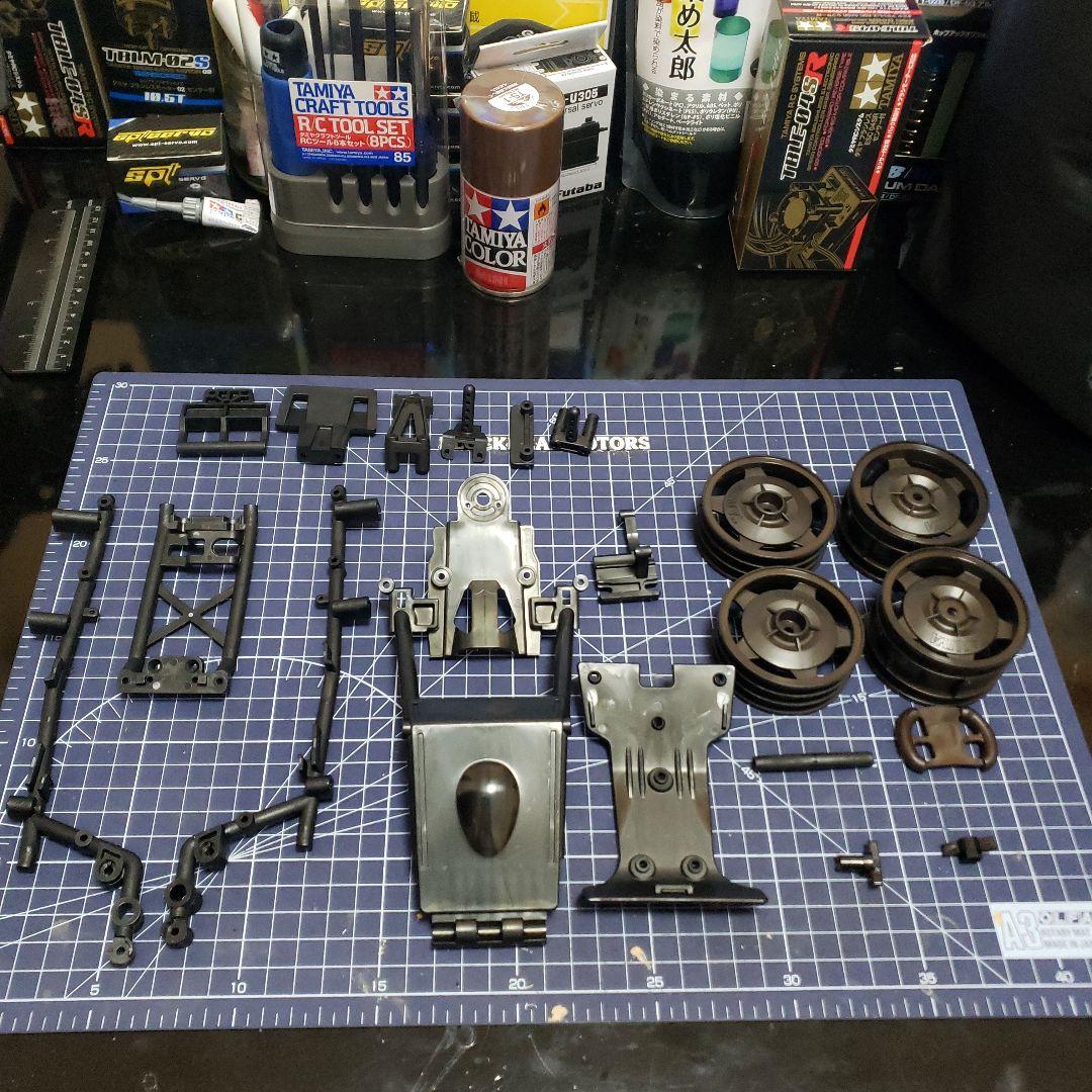 タミヤ 2025 DT04 ファイターネクスジェン カスタム ブラシレスセット③