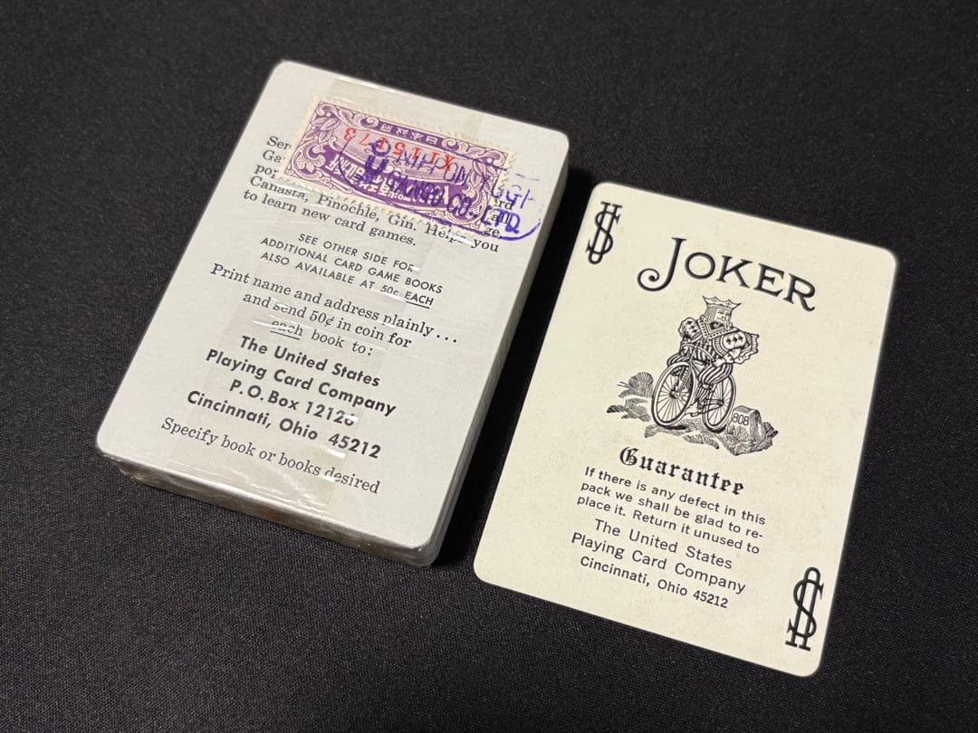 新品未使用 Bicycle New Fan Back オールド ニューファン