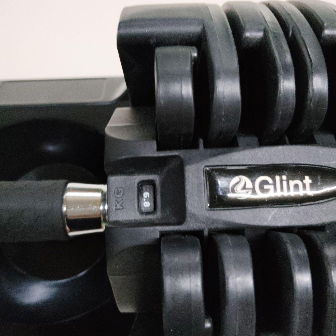 Glint 可変式ダンベル スタンド付き フレックスベル類似　２０キロ ①