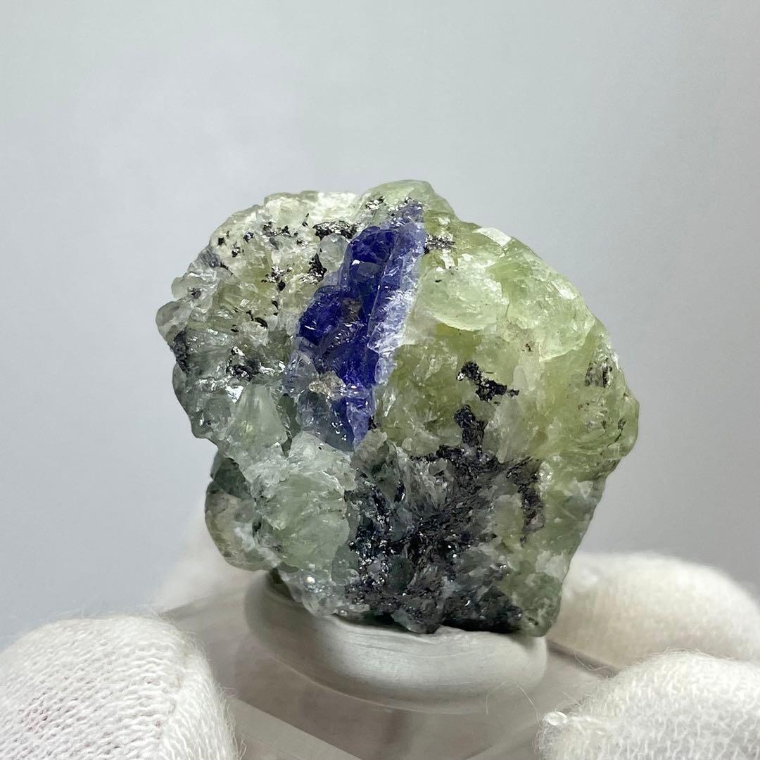 タンザナイト　プレナイト　鉱物標本　原石　天然石　ストーン　ゾイサイト　非加熱