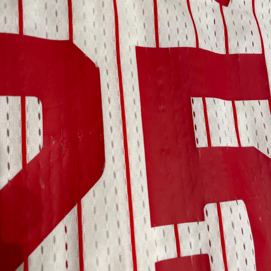 カープ　ユニフォーム縦縞　25新井　サイズＬ