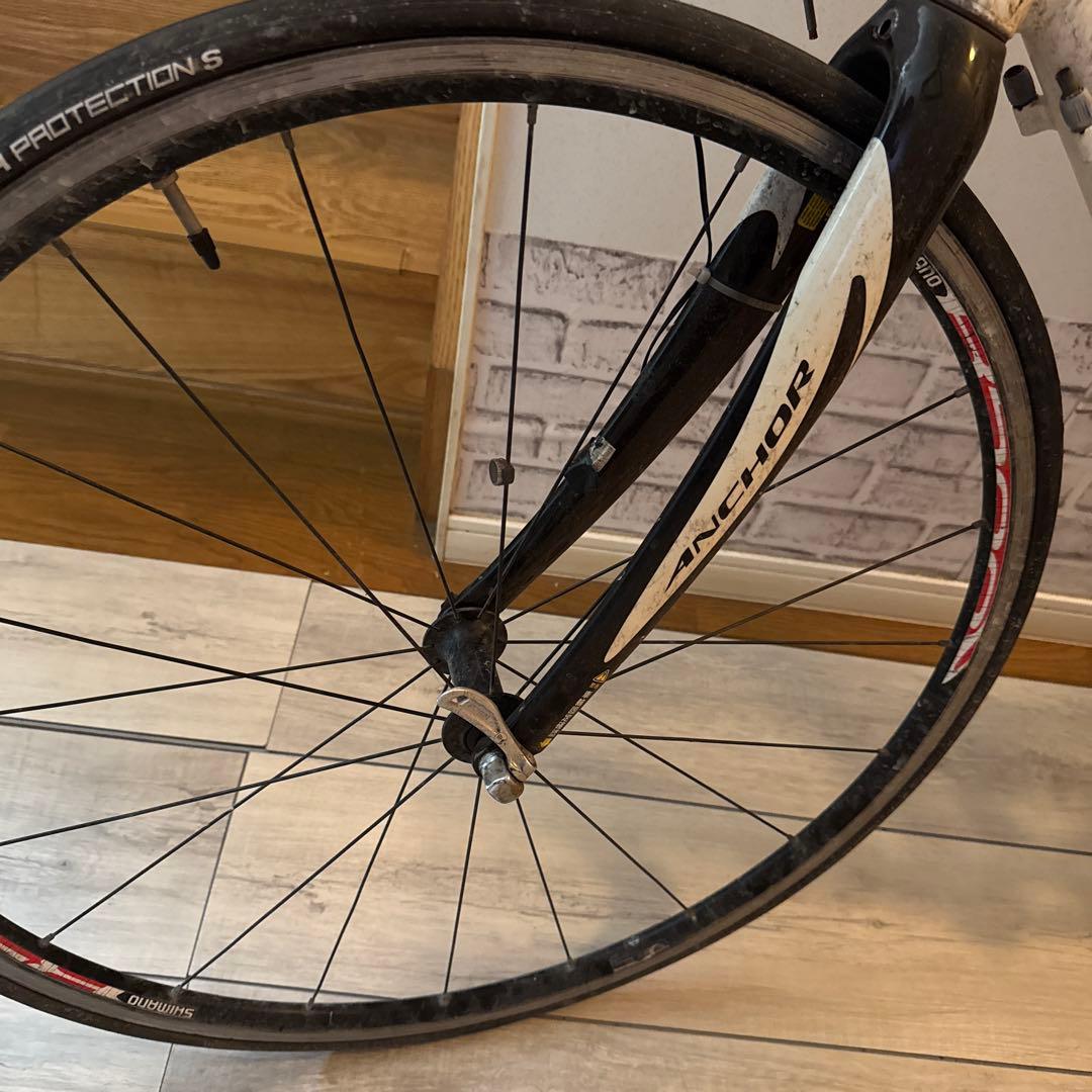 ANCHOR ロードバイク 青/白