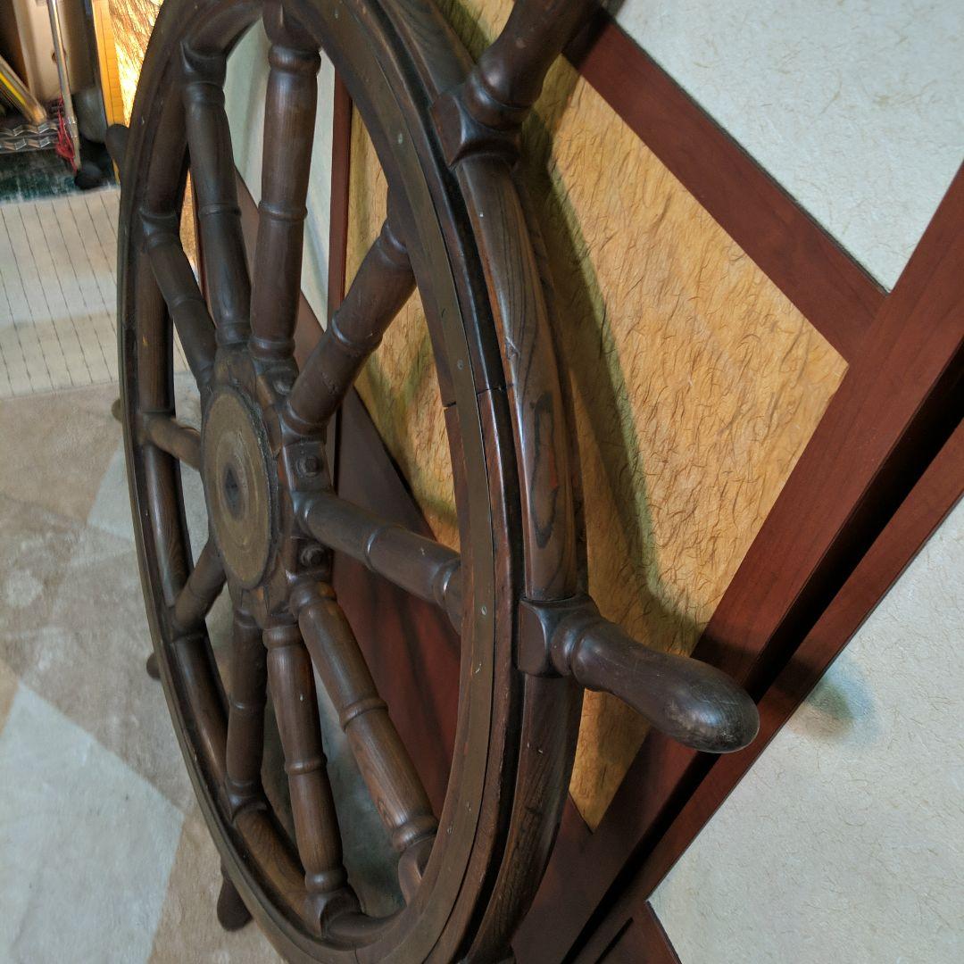 船　舵　船舵　ヴィンテージ　アンティーク　レトロ　ビンテージ