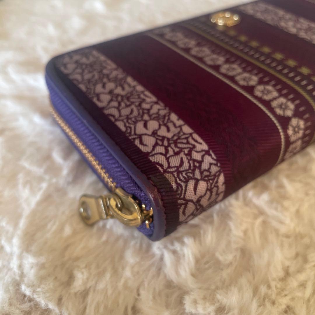 刀剣乱舞　日本の織物　長財布　プレミコ公式 財布 へし切長谷部　アメジスト