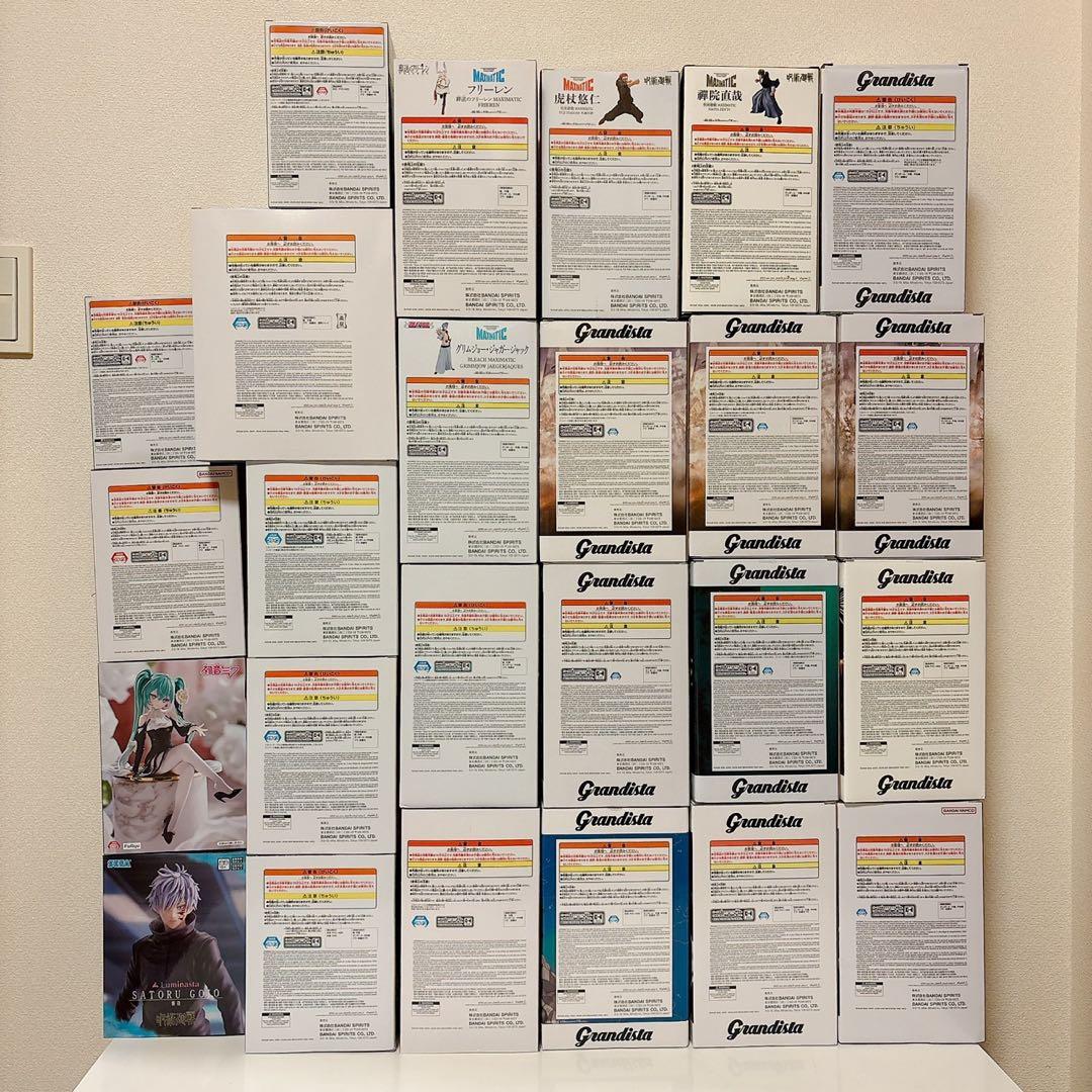 新品未開封 フィギュア25種 呪術廻戦・キングダム・ナルト・ワンパンマン・刃牙