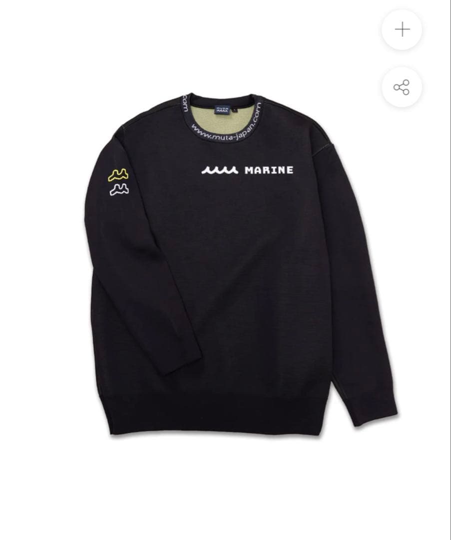 muta MARINE ムータマリン ジャガード クルーネックプルオーバー
