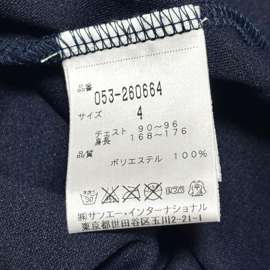 【極美品】パーリーゲイツ　ハーフジップtシャツ ゴルフ　ネイビー　L